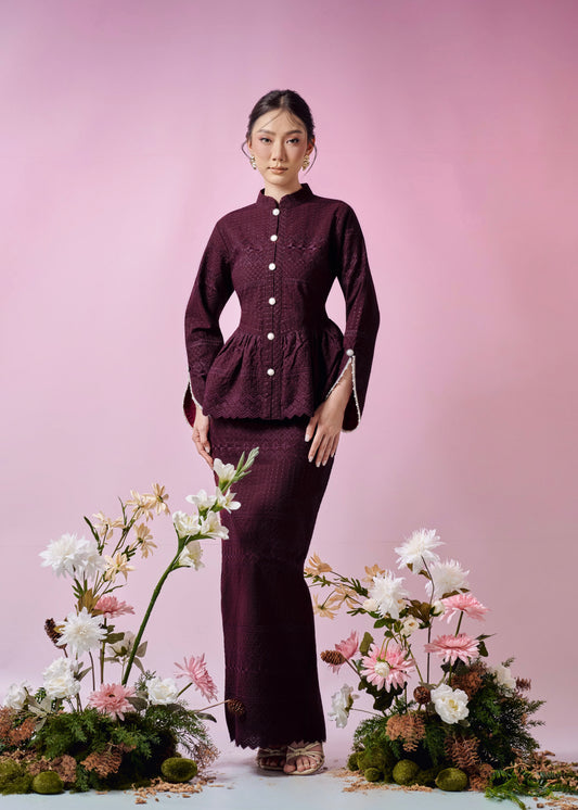 Anggun in Burgundy
